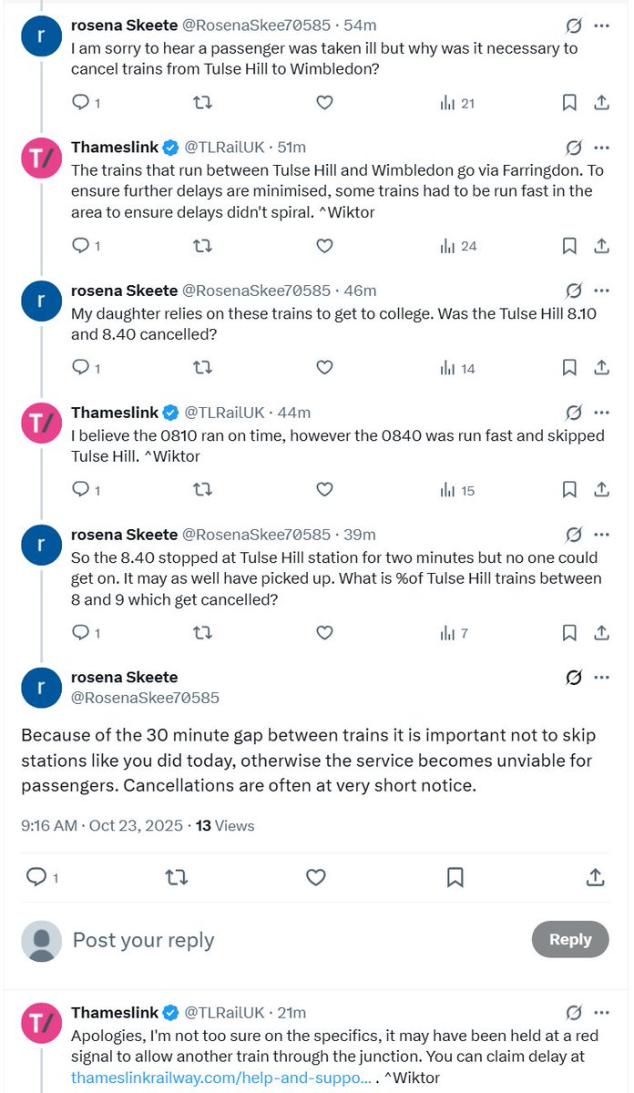 (NOT) BREAKING NEWS: ^Dicktor at Thameslink confirms that they are shite and have no clue what they are doing... again. #clowns