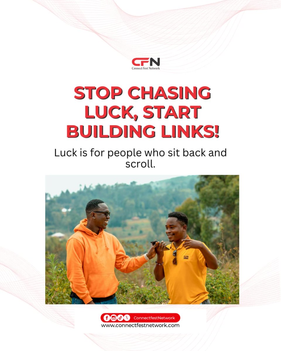 connectfestntw's tweet image. Luck is for those who wait around, at CFN, we make things happen.🤩

Every bold DM, spontaneous hello, or daring “what if&quot; idea adds up. 

Small daily actions, genuine connections, and relentless curiosity lead to real wins. 

#Linkuptoday #ConnectFestNetwork #Networkmatters