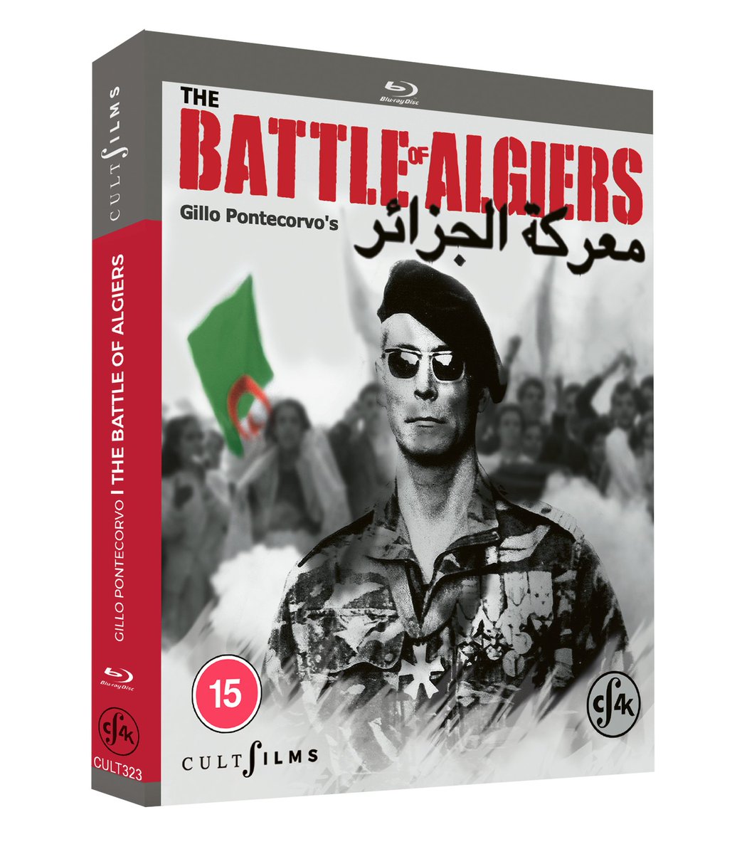Suppressed in France. Studied by tacticians. Revered by filmmakers.

Pontecorvo’s The Battle of Algiers (1966) remains one of the most urgent depictions of revolution ever made.

Now on Blu-ray, restored by Cult Films.

🔗 cultfilms.co.uk/product/the-ba…