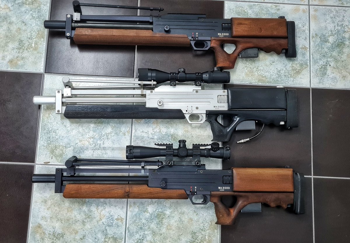 3x アサヒファイアーアームズ WA2000
STD
SDX
DX