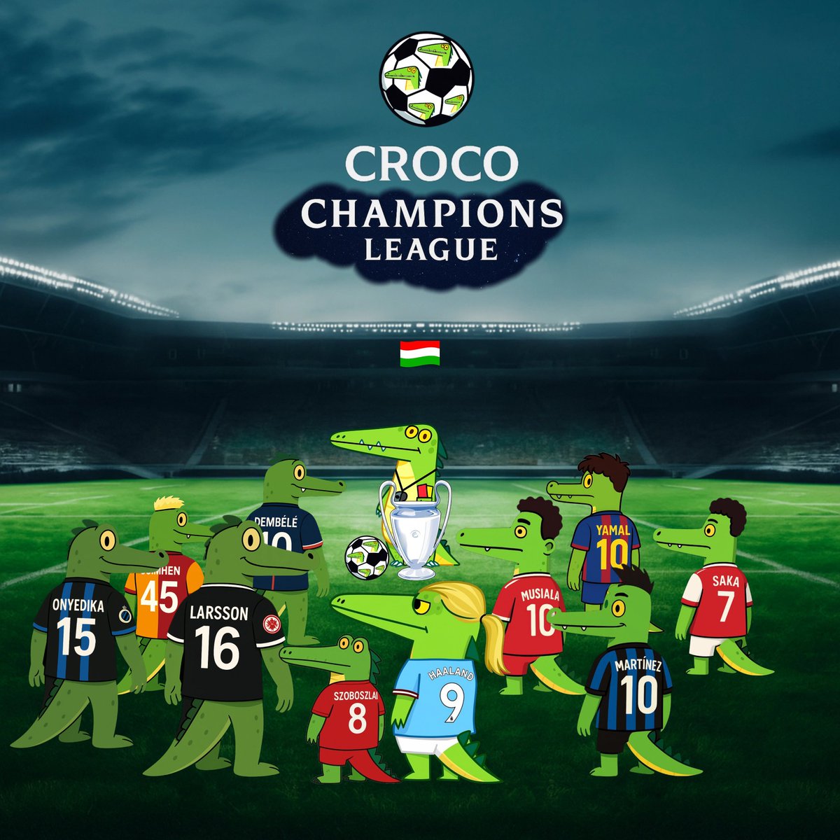 Croco Soccer CL — The week’s matches are over! ⚽

In just two days, we saw more goals than we could possibly count. The sharp-minded crocodiles made smarter picks, thanks to their swamp tea! 💚

Our Croco CL Telegram bot delivered match updates to the community faster than