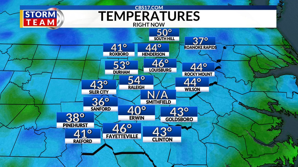 Ranging from cool to frigid this Thursday morning. All of us see sunshine and upper 60s this afternoon.