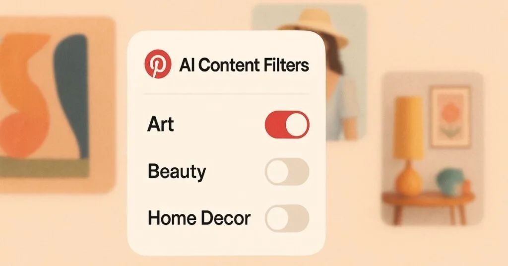 🖌️ Pinterest podnikol prvý krok k tomu, aby mali používatelia väčšiu kontrolu nad tým, čo vidia online. 👀 ecommercebridge.sk/57-obsahu-na-i…