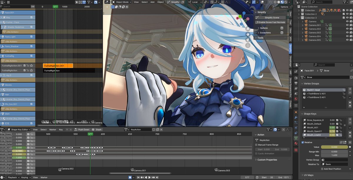 maaan i really love to animate voice lines
its super easy on anime models and looking cool