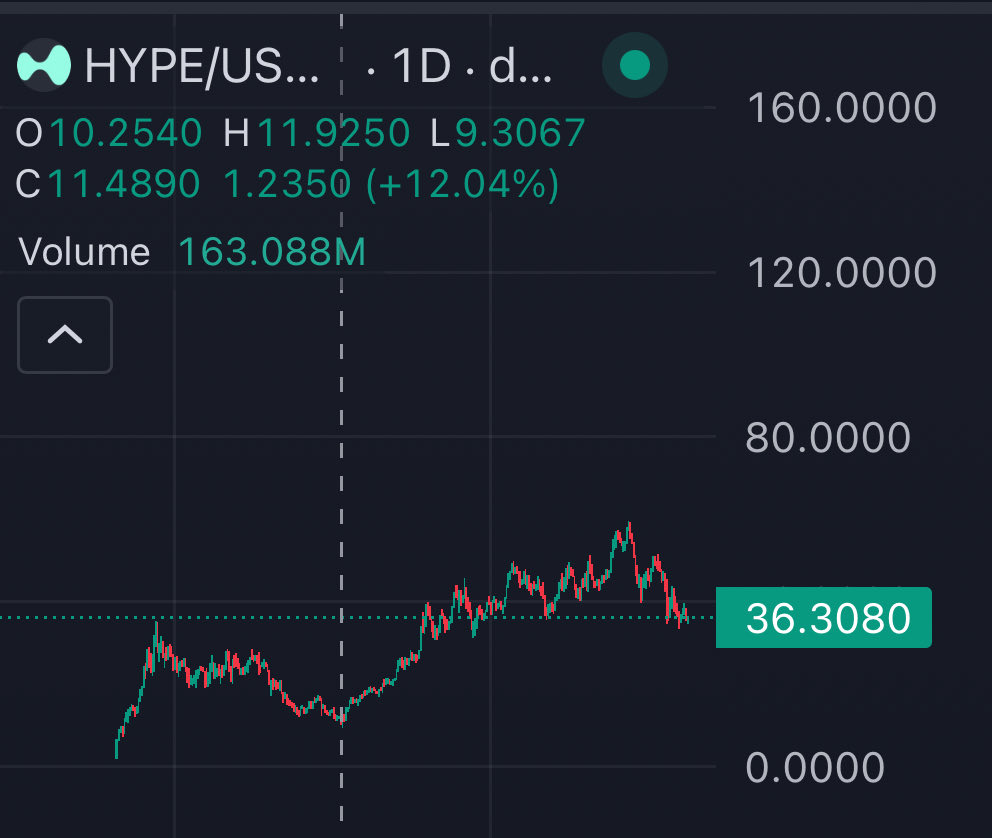 hyperliquid maxis gravedancing literally on their own chart 

if you can’t see it you must hate money! 
keep focusing on ‚hurting’ others and get left behind 

hyperliquid maxis are pathetic butthurt fags 
and that comes from a guy who bought $hype at 4$