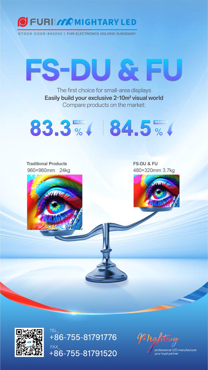 MightaryLED's tweet photo. Smaller, Lighter, Smarter — Redefining Small-Area LED Displays
✨ Easily build your exclusive 2–10㎡ visual world.
Contact us: marketing@mightary.com
🌐 https://t.co/5g6deBUNXT

#LEDdisplay #SmallPixelLED #MightaryLED #VisualInnovation #LightweightDesign #DisplayTechnology #MRLED https://t.co/Srfq4scvNA