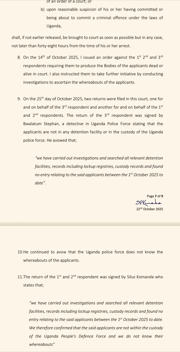 KIIZA ERON (@kiizaeron) on Twitter photo Court has reasoned that asking the <a href="/GovUganda/">Government of Uganda</a> for the kidnapped & missing Kenyans, BOB & NICHOLAS, is akin to squizing water out of stone and DISMISSED our habeas corpus application. This is a clossal set back in the quest for their liberty. Nonetheless, the quest for their Court has reasoned that asking the <a href="/GovUganda/">Government of Uganda</a> for the kidnapped & missing Kenyans, BOB & NICHOLAS, is akin to squizing water out of stone and DISMISSED our habeas corpus application. This is a clossal set back in the quest for their liberty. Nonetheless, the quest for their