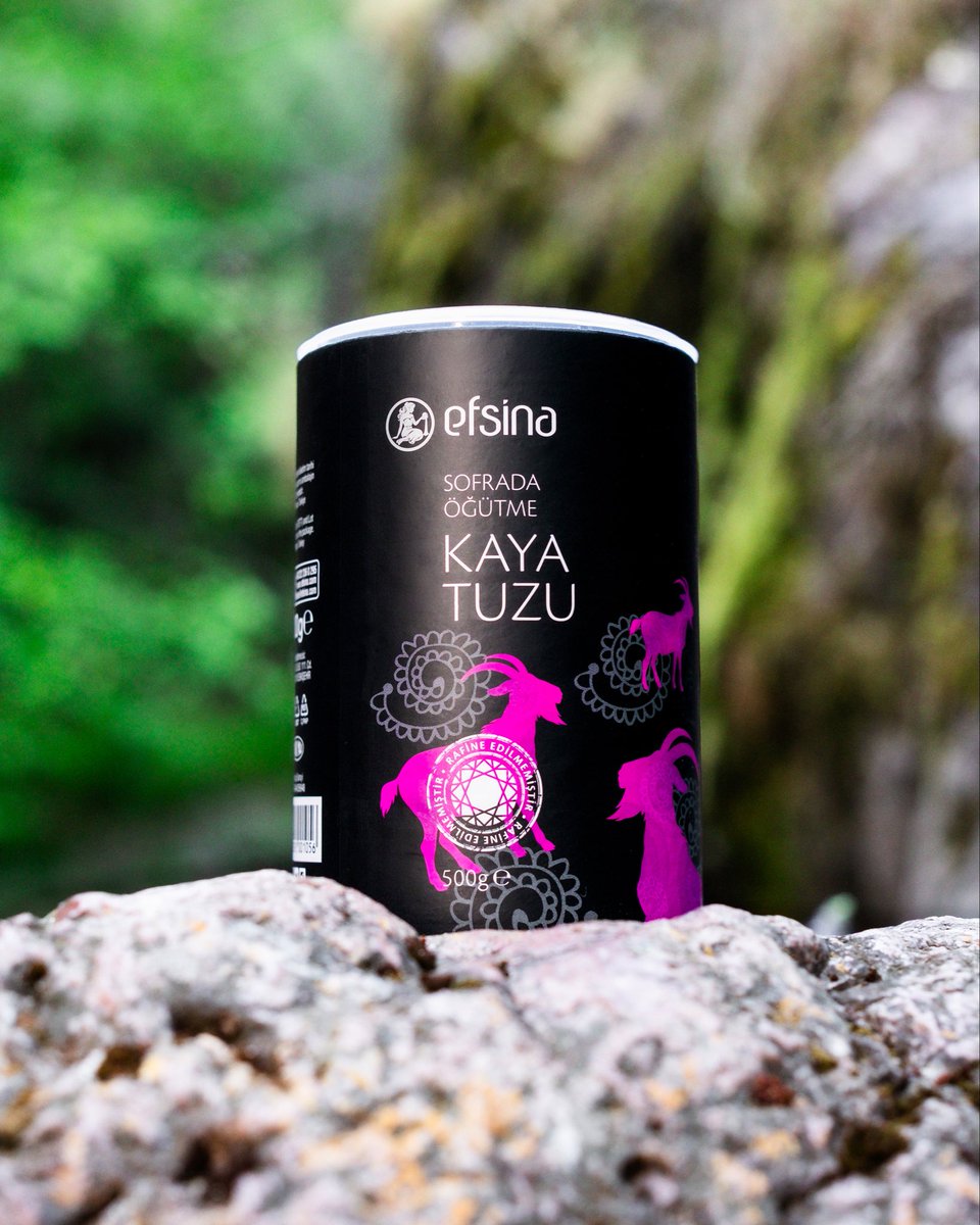 Doğadan gelen saf minerallerle zenginleşen Efsina Kaya Tuzu, yemeklerinize katkısız bir lezzet sunar.

Günlük kullanım için ideal, sağlıklı bir tercih. 🧂
.
🌐 efsina.com