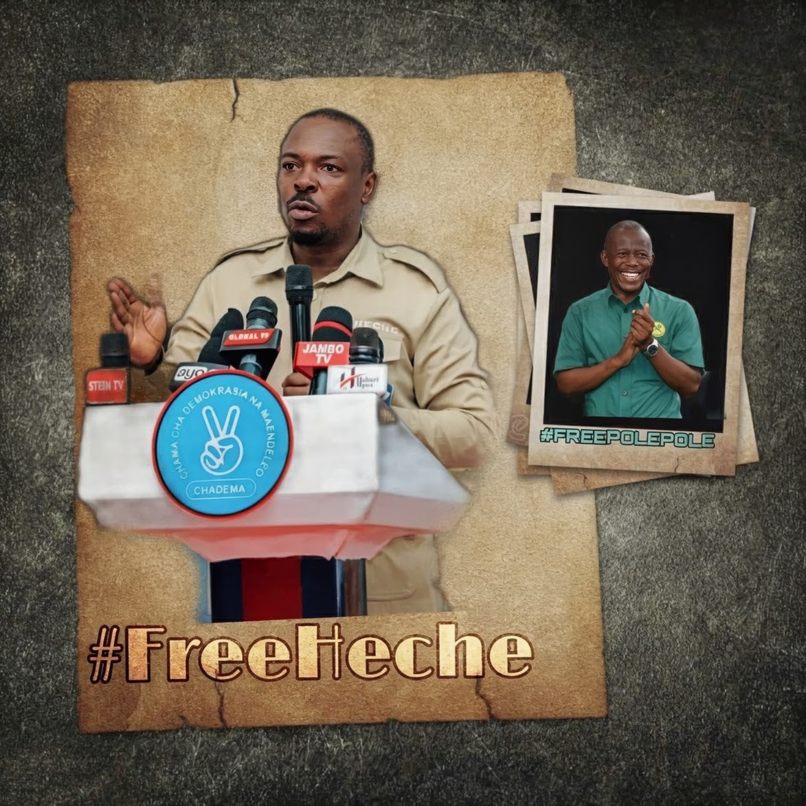 ze_mandevu's tweet image. #FreeJohnHeche
#FREEPOLEPOLE