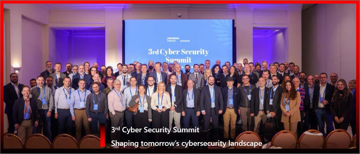 SysteComSA's tweet photo. The 3rd Cyber Security Summit brought together cybersecurity leaders, CISOs, and technology experts for two days of insightful discussions, collaboration, and forward-looking perspectives on the challenges that define the new digital era.
https://t.co/bNxScu1BaB
#CyberSecurity https://t.co/GwkzRde0qq