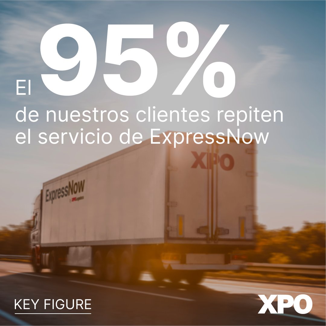 En XPO Logistics, la prioridad es cubrir las necesidades de nuestros clientes con rapidez y fiabilidad. ExpressNow responde a los retos más exigentes de la cadena de suministro

El 95 % de quienes lo usan repiten. Porque la confianza se gana cumpliendo
europe.xpo.com/es/servicios-d…