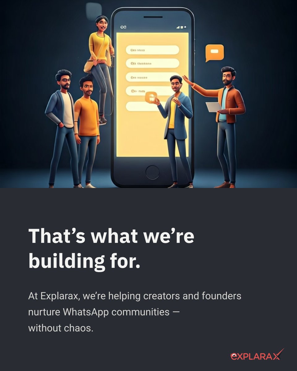 ExplaraX for WhatsApp tweet media