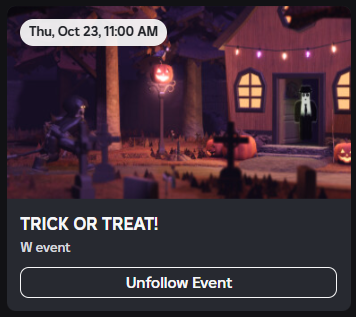 RediblesQW's tweet image. Make sure to follow the event so you are notified when we go live with Trick or Treat 2025! 🍬🍭
roblox.com/events/1227985…
Things to expect:
- awesome new TRICK OR TREAT mode
- cool halloween lobby design 🎃
- gifting! 🎁
- tower heroes collab content!
#DoorsRoblox #RobloxDoors