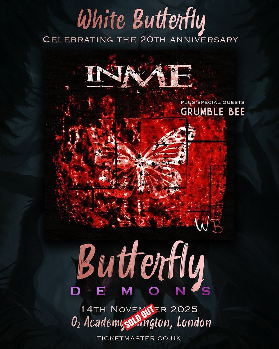 UNREAL 😳 we are supporting the incredible,<a href="/inmeofficial/">InMe</a>, at their sold out show, at <a href="/O2AcademyIsl/">O2 Academy Islington</a>. A big influence on us &amp; mad to say we’ll be joining them live in London, November 14th. If there’s any tickets on resale etc - I’ll link to them 🔗 🤘