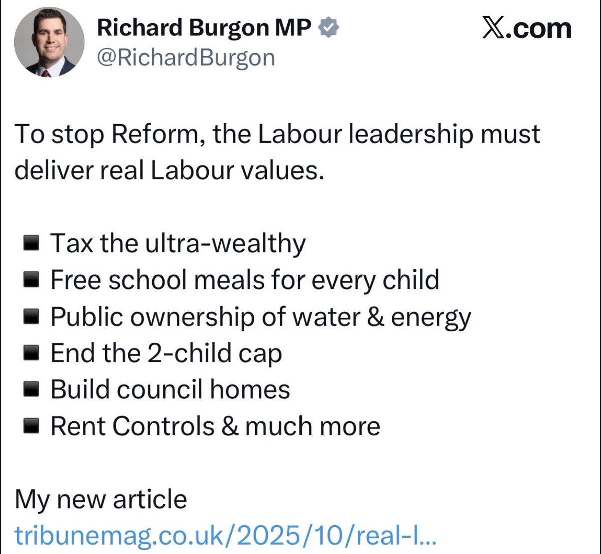 NPC Labour MP’s prescription to beat Reform literally doesn’t mention immigration.

These people live on another planet.