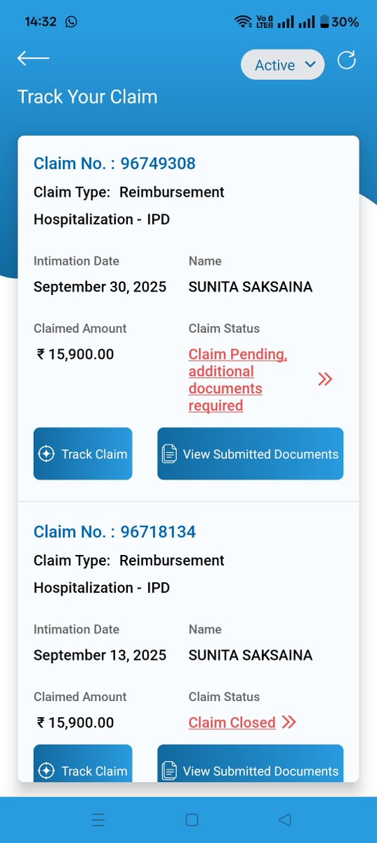 CARoshanKumar's tweet photo. @careinsuranceIN too much of harassment....first claim closed and again asking for documents 2 times ....there was a visit by our advisor....still again asking for documents https://t.co/Wqw4u8ywCy