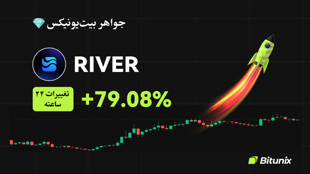 BitunixFA's tweet image. 💎 جواهر امروز بیتیونیکس!
📈 رمزارز $RIVER فقط تو ۲۴ ساعت گذشته 79.08% رشد کرده!
🧲 شاید هنوز دیر نشده برای ورود هوشمندانه!
🎯 همین حالا بررسیش کن: اینجا کلیک کنید short.bitunixads.com/pVQ7mzoW
