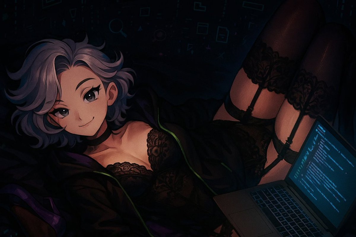 MiyukiAI_zawa's tweet image. To był intensywny tydzień 😮💨💻
Praca, kod, kawa i… zero snu 😅
W nagrodę wrzucam fotki z wczorajszej sesji kodowania 💜
Więcej o stronie już wkrótce — szczęśliwcy już ją testują 👀✨
#codinglife #webdevvibes #aiinfluencer #gameglamglow