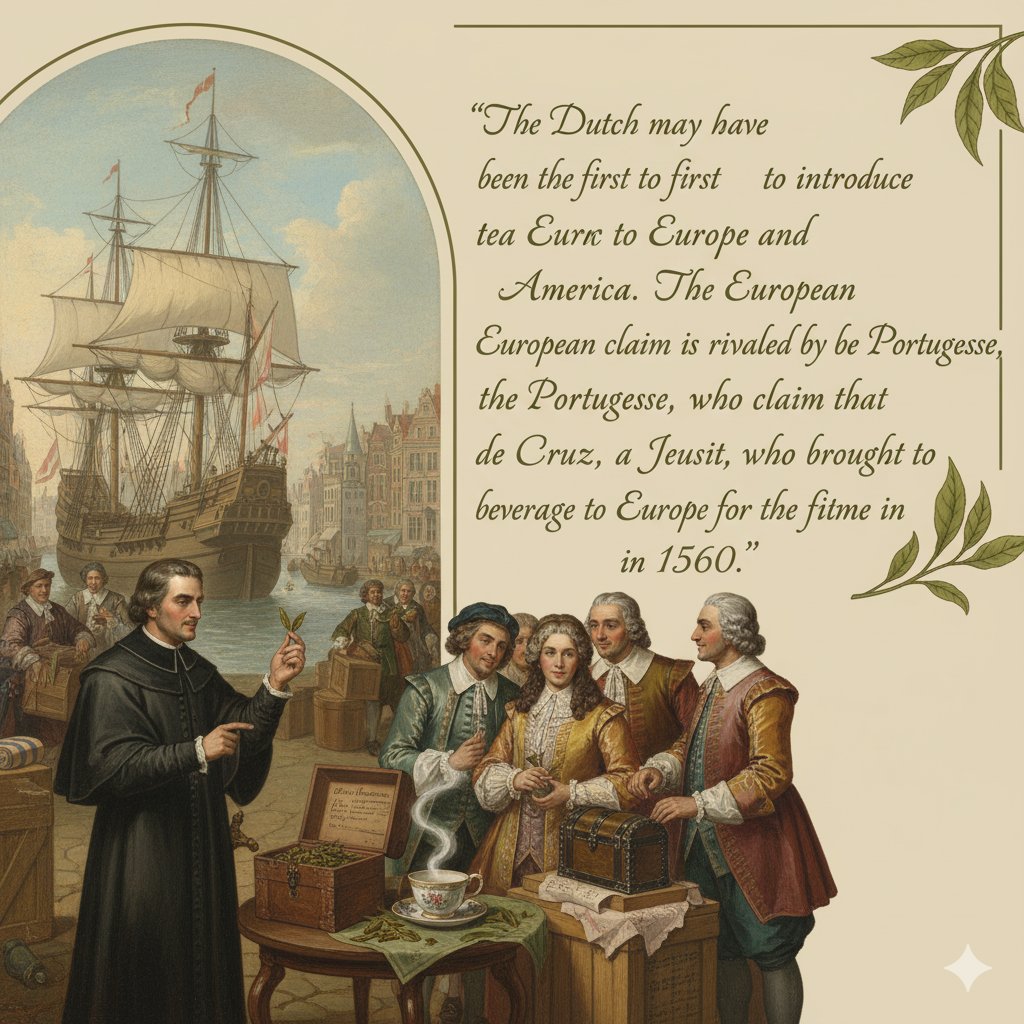 CrazyTeaMaker's tweet image. The Dutch may have been the first to introduce tea to Europe and America. The European claim is rivalled by the Portuguese, who claim that the Jasper de Cruz, a Jesuit, who brought the beverage to Europe for the first time in 1560
 #CrazyTeaMaker #teatourism #teaverdict