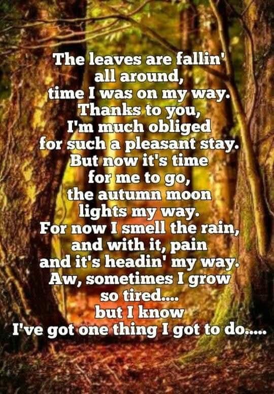 LayneeRN17's tweet photo. Good morning Beautiful Souls✨️
It's always the perfect time to #GetTheLedOut 🥰
Sending out wishes for a love filled, blessed & happy autumn Thursday.🍂Keep smiling, keep caffeinated ☕️ and...
"Ramble On"🍂🤘🏼
🍂🎶🧡🍁🎶🍂
"The leaves are fallin' all around, time I was on my way"🍁
🎶 #LedZeppelin
https://t.co/wNpk26A6eF