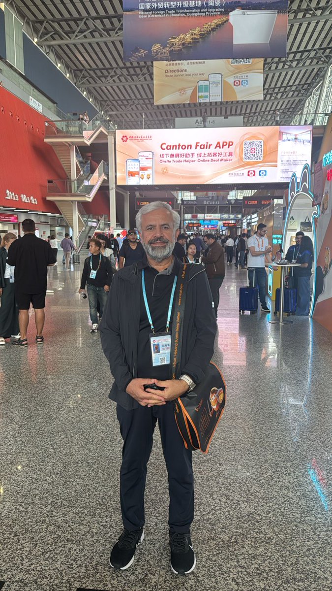 HSaderkhail's tweet photo. Today, I had the pleasure of attending the China Import and Export Fair 2025.
It was an incredible experience, with so many innovative and high-quality products on display, and excellent opportunities to connect with talented professionals from around the world. Truly inspiring! https://t.co/LtErU0CzZI
