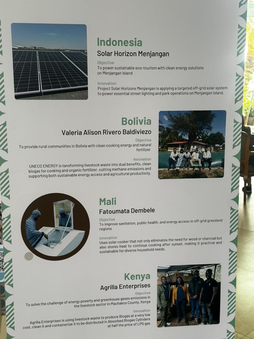 Fière représentante du Mali à la Pré-COP Jeunesse au Brésil 🇧🇷

Fatoumata Dembélé, fondatrice de Nyeleni Dev, a remporté la 1ʳᵉ place mondiale en “Énergie durable” grâce à son cuiseur solaire à stockage thermique.
Le Mali innove, agit et inspire 

#PEF2025 #Mali #Youth4Climate