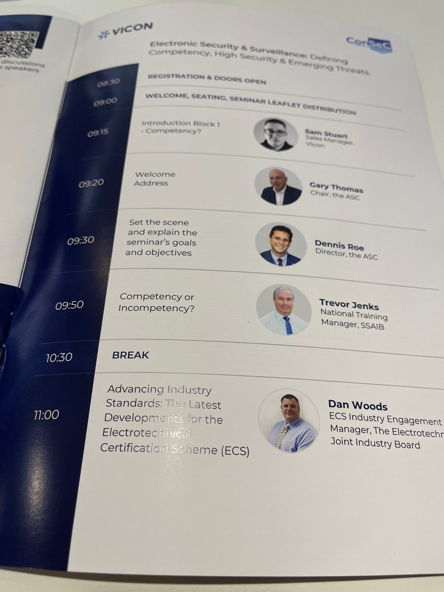 SSAIB's tweet image. SSAIB National Training Manager, Trevor Jenks is delivering another one of his informative talks about competency here at ConSec. 

He continues to drive the important message of competency to our industry. 

#Competency #Certification #Compliance #Standards #Security #Event