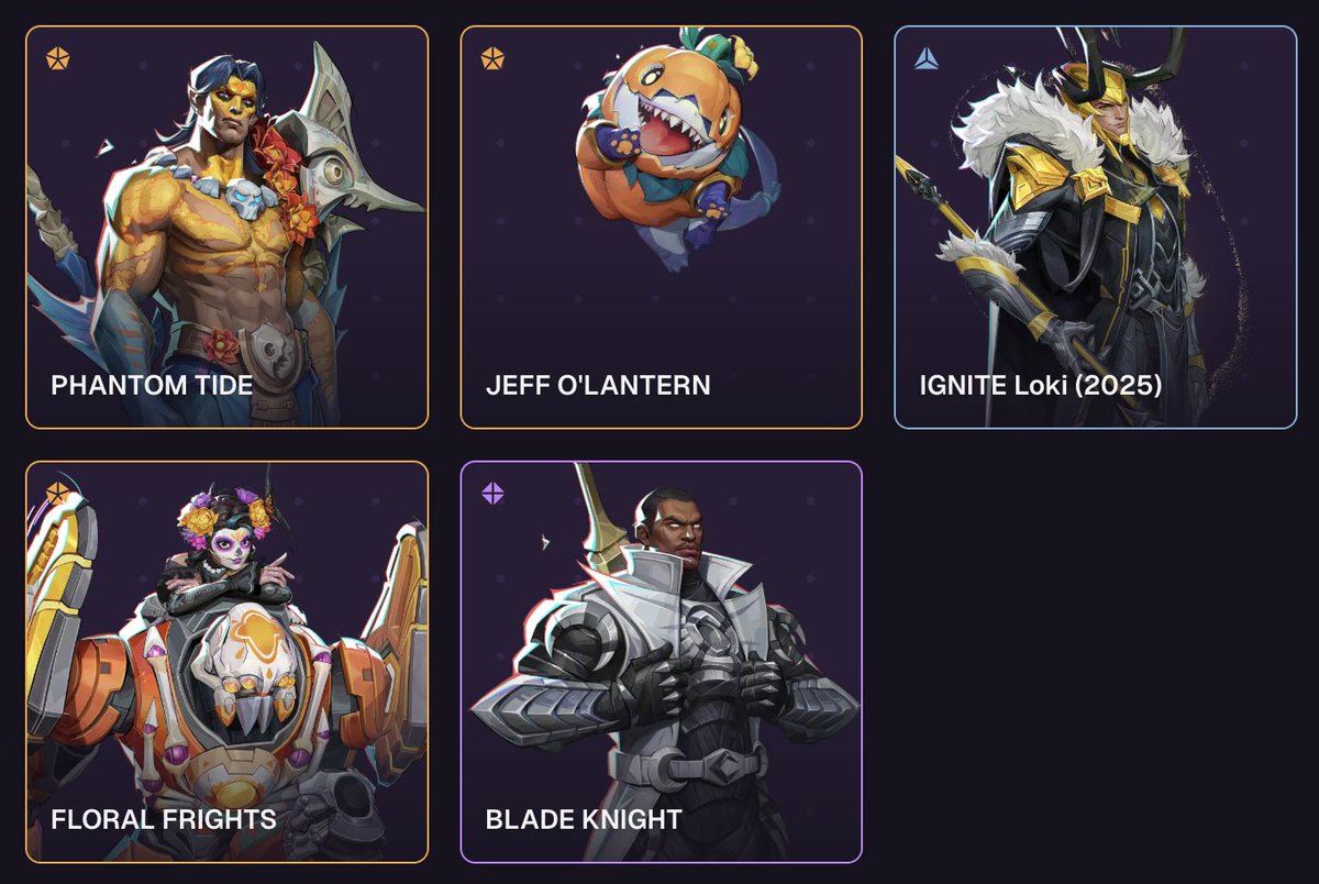 🎃 Every new skin added in today's update! #MarvelRivals