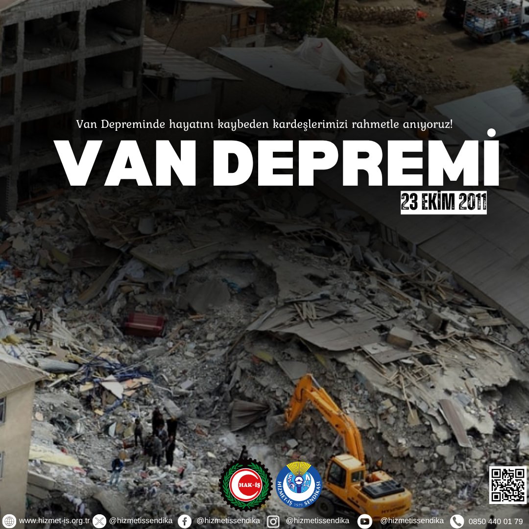 Depremde hayatını kaybeden tüm vatandaşlarımızı rahmetle anıyor, yakınlarına sabır diliyoruz.

Afetlere karşı bilinçli, dayanıklı ve örgütlü bir toplum için mücadelemizi kararlılıkla sürdürüyoruz.

Unutmadık, unutturmayacağız.