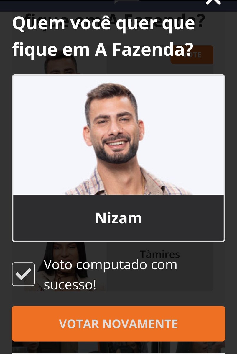 andybrasil21's tweet image. Trabalhando p isso
E vamos votar mto!!!
#ForaSaory
#ForaTamires
#FicaNizam 
#FicaNizan