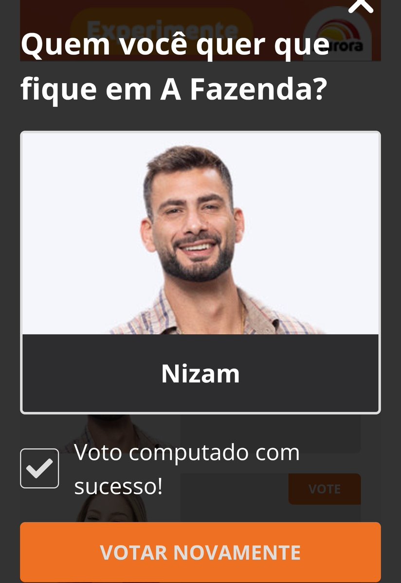 andybrasil21's tweet image. Trabalhando p isso
E vamos votar mto!!!
#ForaSaory
#ForaTamires
#FicaNizam 
#FicaNizan