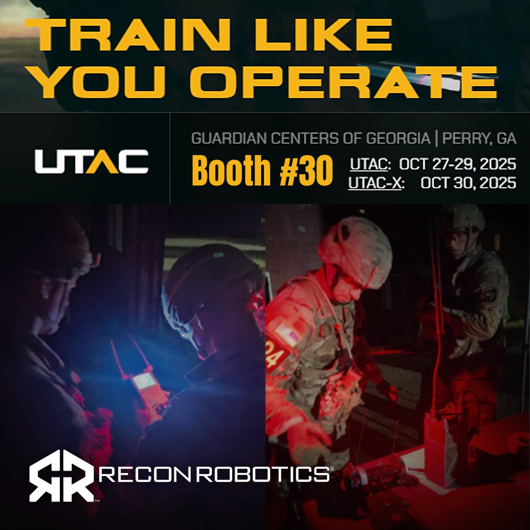 We’re at UTAC 2025!
See how Throwbots are redefining tactical robotics for Law Enforcement and Military operators #UTAC2025 #KnowBeforeYouGo
utac.co