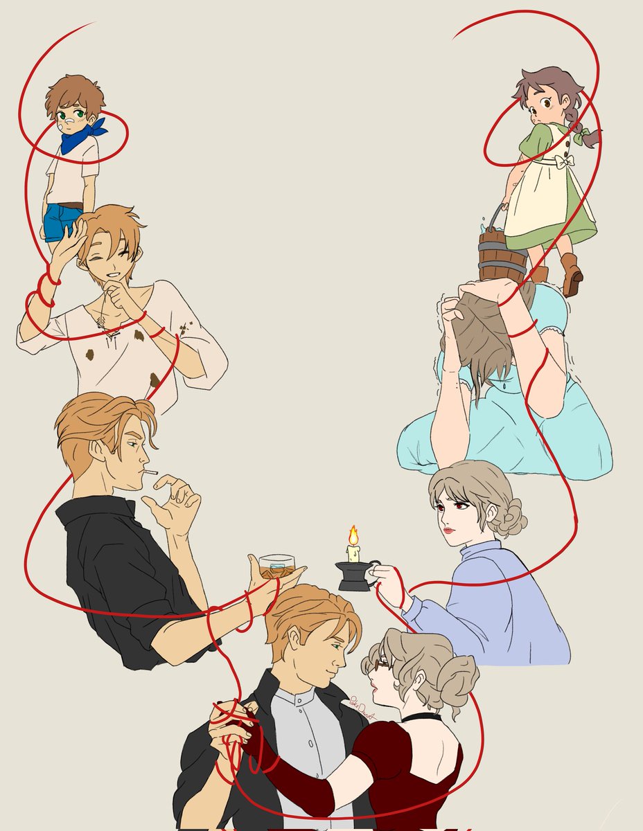 PookieDraws's tweet image. Day 23 - Soulmates
"And isn't it just so pretty to think All along there was some Invisible string Tying you to me?" My beloved hopeless ocs falling in love! Sadly I didn't have time to shade this so base colors for now  😔 #Cringetober2025 #myartwork #digitaldrawing #soulmates