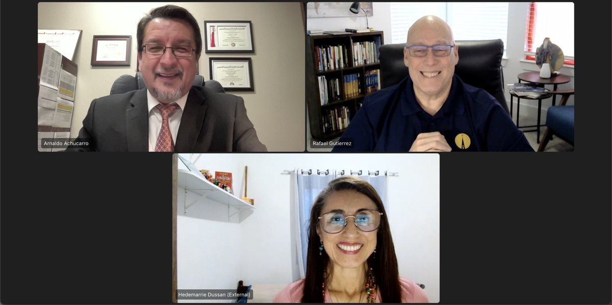 ¡Felicidades a Hedemarrie Dussan! Ayer, defendió exitosamente su disertación titulada: "ACOMPAÑAMIENTO EN LA EDUCACIÓN SUPERIOR COMO MINISTERIO DE COMPASIÓN EN ProMETA."

Comité de disertación:
Primer lector: Dr. Arnaldo Achucarro
Segundo lector: Dr. Rafael Gutiérrez