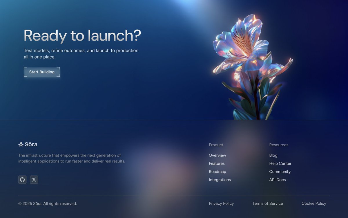 footer design exploration