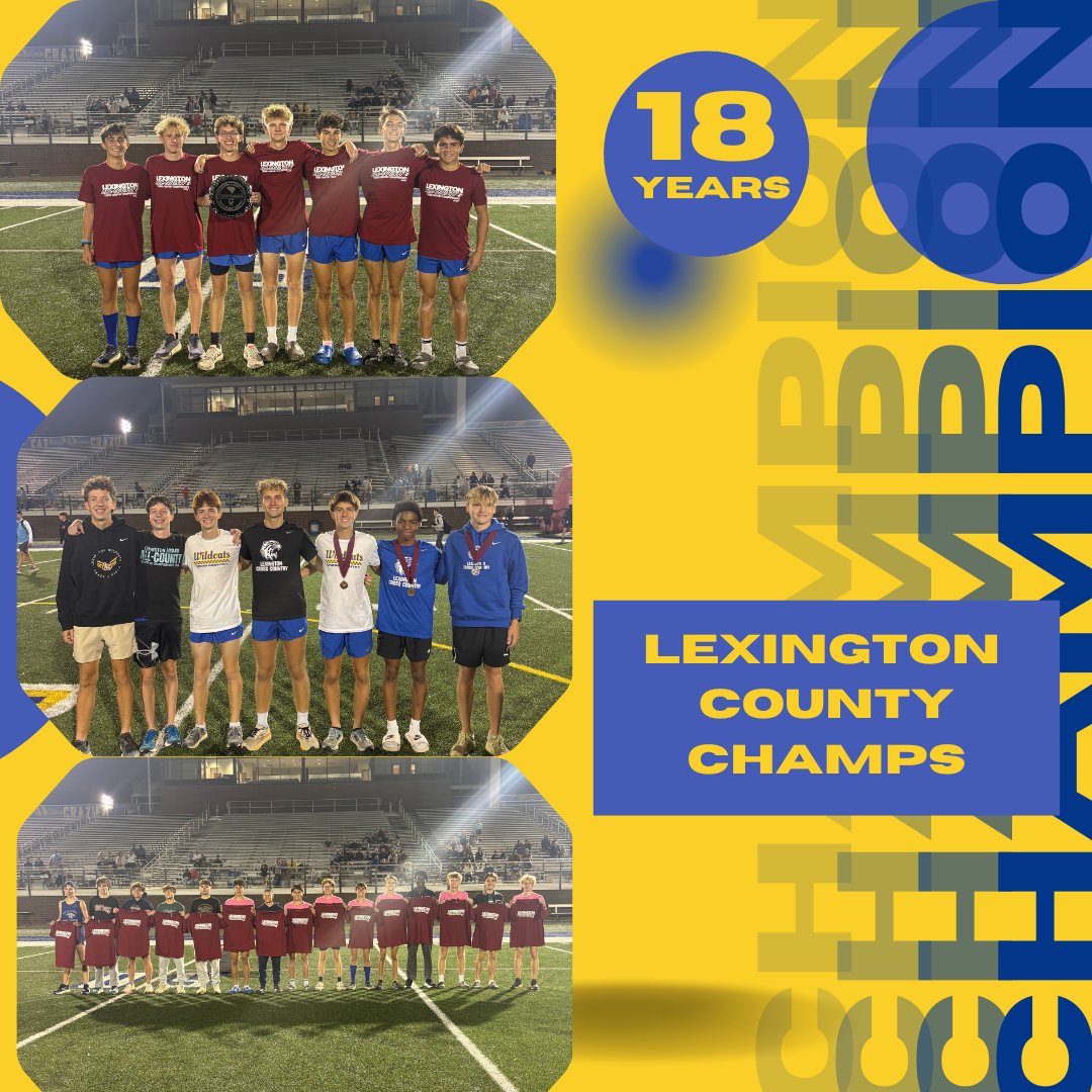 LHS_WILDCATS's tweet photo. Facing a talented field of athletes from across the county, Lexington's Cross Country Teams all WON last night at the Lexington County Championship meet.  For more on these talented runners visit https://t.co/58YDz1ast5 for the full results! 

The Wildcats return to action next Wednesday at home in the Region 4-5A Championship. Our senior student-athletes will be honored at Senior Night after the awards ceremony. 

Go Cats!

@LHSWildcatsLex1 @LexingtonXC