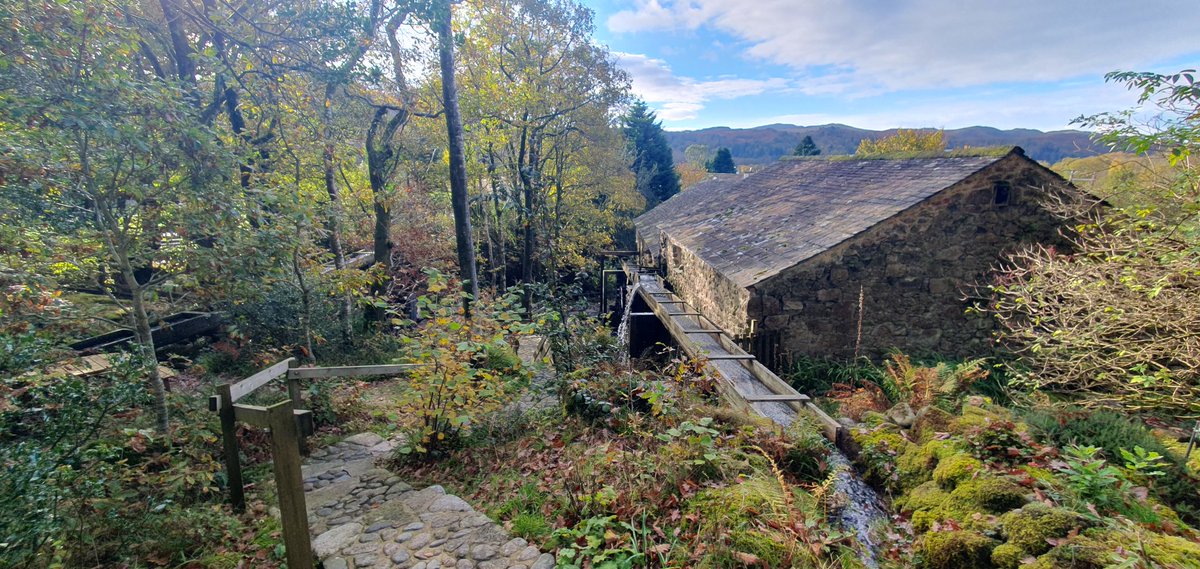 We're so enjoying the #autumnal glow in our grounds this week
eskdalemill.co.uk 
Last chance to visit this week before the mill's break.
#cumbria #lakedistrict #eskdale