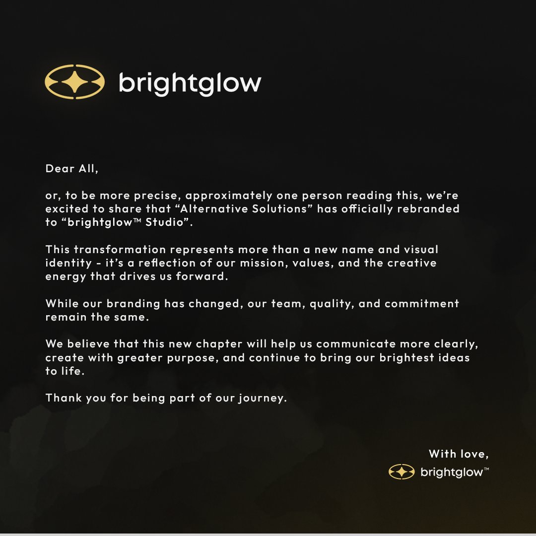 brightglow™ tweet media