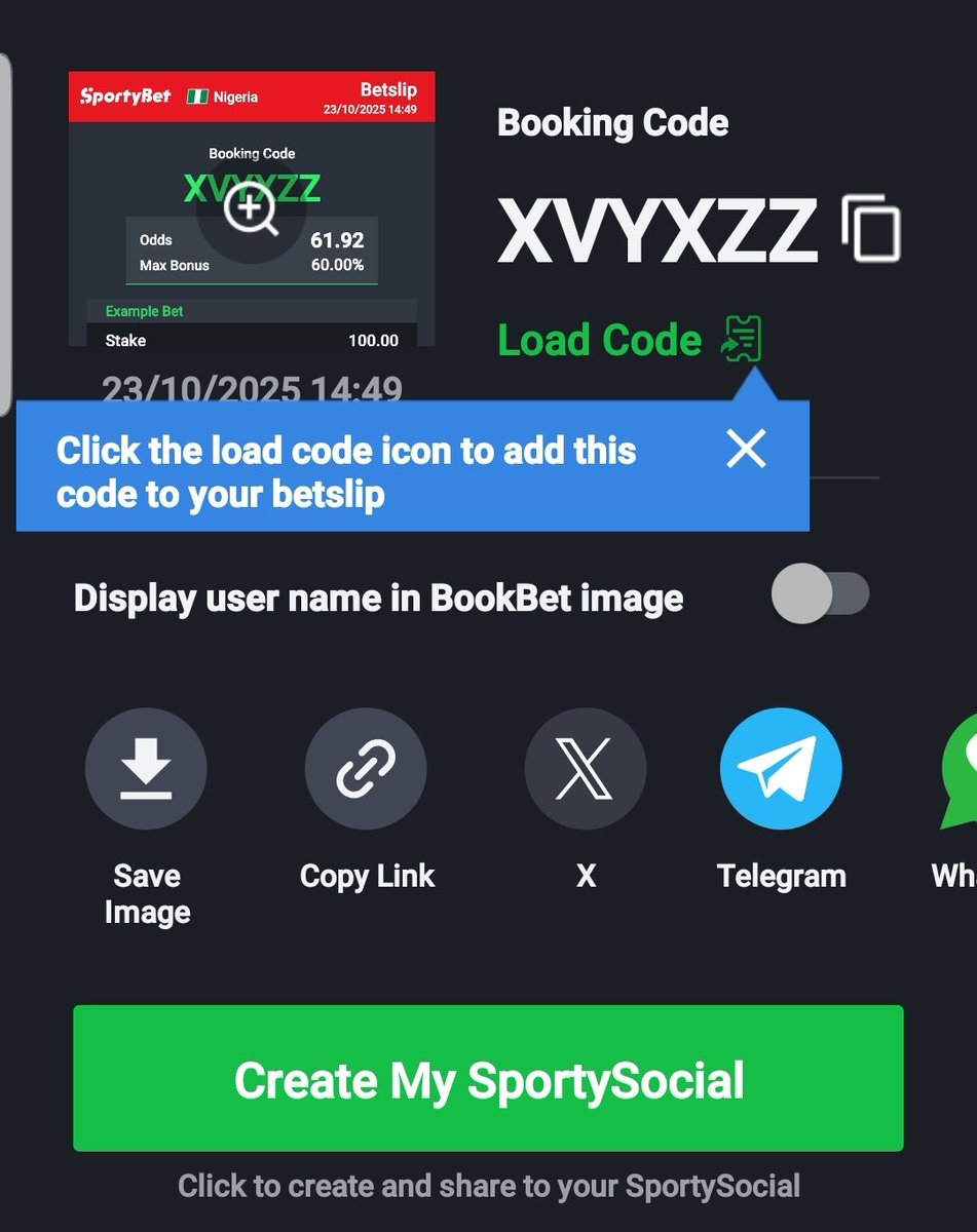 Bantypunts's tweet photo. Well analyzed 6⃣1⃣ odds on SportyBet ⚽️🍀
3LK8DM5
Edit | Gamble responsibly 🔞
We pray for green ✅
#ckay #dave #kanuagabi #mavo #fiestaforever #djtunez https://t.co/0XM5129oDa