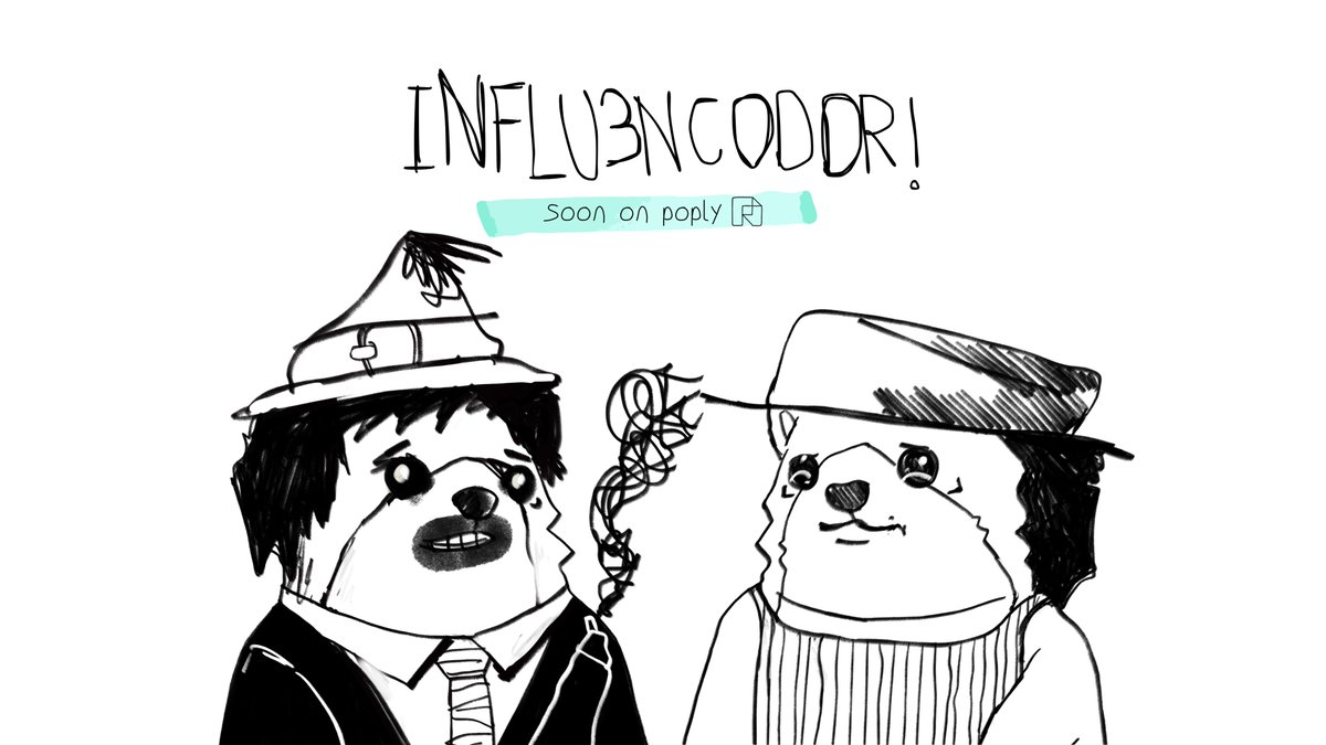 poply_xyz's tweet image. INFLU3NOOORS, 1st boutique NFT on @monad, made by its members e.g. creators, artists &amp;amp; devs.

Free, Limited + Poply &amp;amp; partners benefit

We picked wave 1, each can nominate 2 for the next wave. If you tagged just DM us.

10% reserved for community.
Like, RT, Nominate 2 friends👇