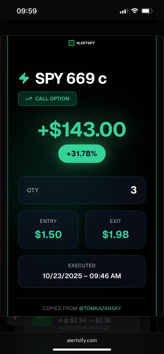 MindfulTrader77's tweet image. Working on a case presentation at the moment so can’t trade today but that doesn’t matter when you use @TradeProElite_ , I could do my work while professionals help me profit with no stress or anxiety. This is the future 
$SPY $QQQ #OptionsTrading