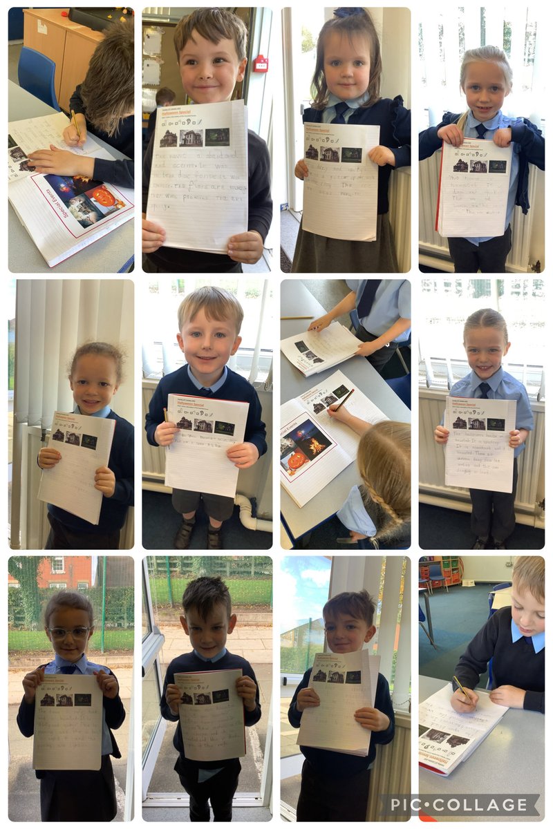 A little snippet of some of our completed haunted house work! We’ve enjoyed this Halloween special in Y1! 👻🎃✨