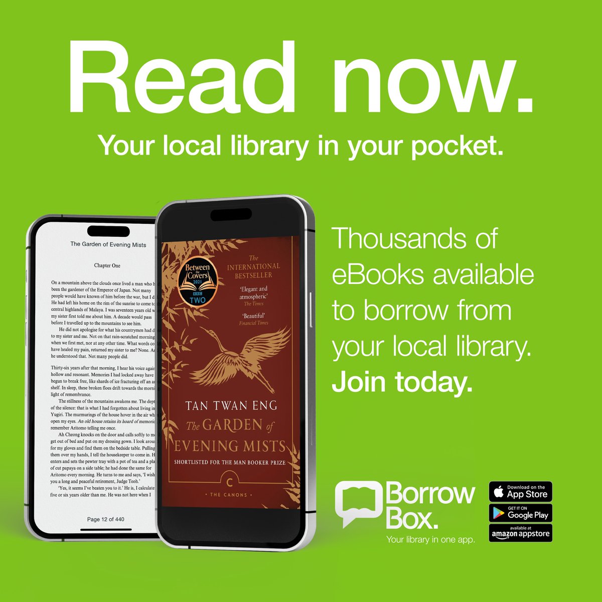 DurhamLibraries's tweet image. Staff-pick Saturday!📚
Every week we want to bring you a book that one of our staff wants to recommend. This week we have &quot;The Garden of Evening Mists&quot; by Tan Twan Eng
The eBook and eAudiobook versions are now available on our #Borrowbox app.
 #AlwaysOpen #ListenNow #ReadNow