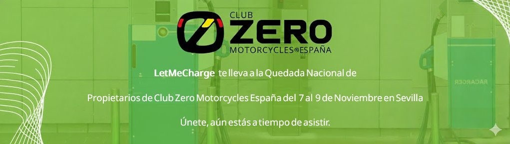 ClubZeroMCes's tweet photo. @letmecharge te lleva a la Quedada Nacional de Propietarios de Club Zero Motorcycles los días 7, 8 y 9 de Noviembre en Sevilla

https://t.co/ixLNy0LhZr https://t.co/mNeZrvP5jR