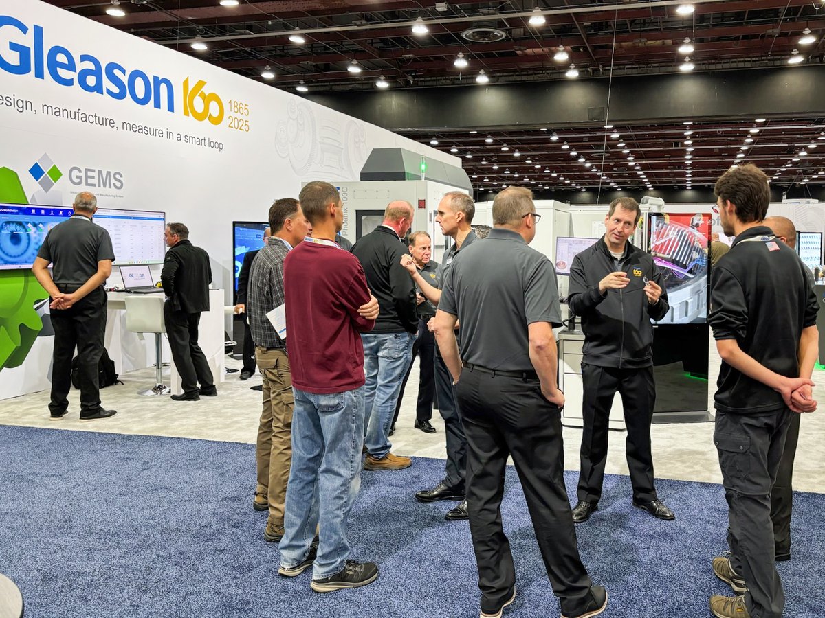 Gleasontweets's tweet image. Last chance to see the latest in design, manufacture and inspection of gears. Come to Gleason booth 529 at MPT in Detroit, MI, USA - we are here for you!
gleason.com/mpt2025

#gleason #geartechnology #mpt #mpt2025 #geardesign #gearmanufacturing #gearinspection