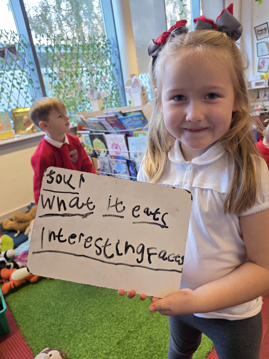 R chose to work on her writing skills during continuous provision today!