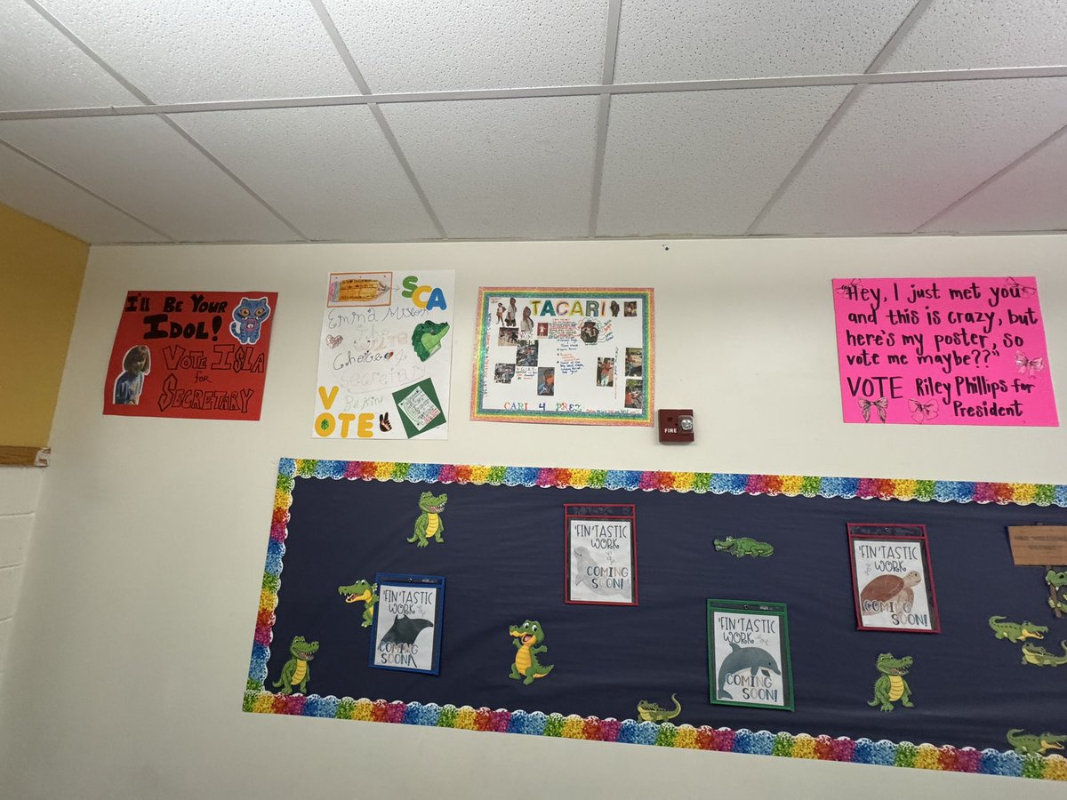drjbg3's tweet image. Student Government Elections today @CESg8trs!!! I love to see these great examples of student leadership and having their voices matter in decision making!!! #SPSCreatesAchievers #WhereExcellenceIsRealized 🐊