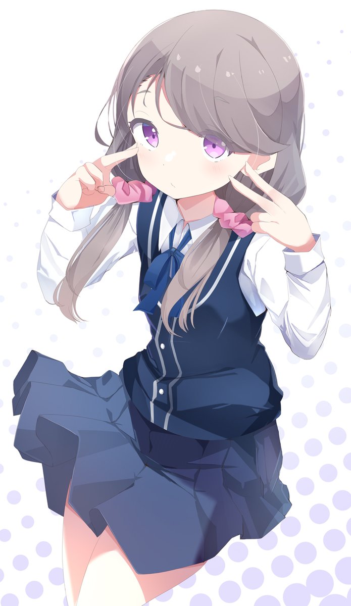 monoの敷島桜子ちゃんを描きました～(*‘∀‘)