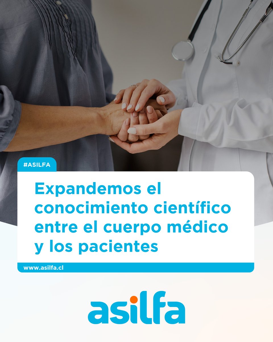 Información precisa, decisiones responsables. 

Promovemos la divulgación basada en evidencia para fortalecer la práctica #clínica y el entendimiento del #paciente. 

¡Conoce más en asilfa.cl!