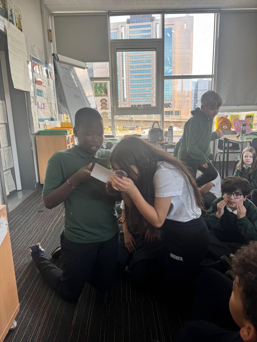 stpatrickspri's tweet photo. There was an investigation in P6/7 today… We examined mysterious evidence linked to a derelict caravan under a pylon 👀 Then made great spooky predictions based on our Talk for Writing model text The Caravan 🛻⚡️🕵🏻‍♀️ #SuspenseWriting #TalkForWriting https://t.co/DZEKhk0ipg